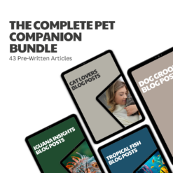 The Complete Pet Companion Bundle – 43 Pre-Written Articles