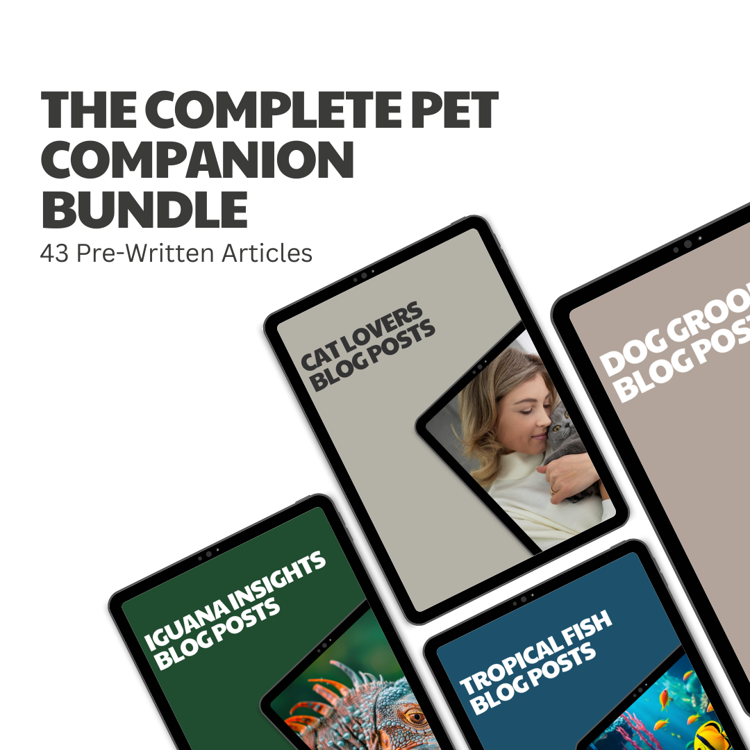 The Complete Pet Companion Bundle – 43 Pre-Written Articles
